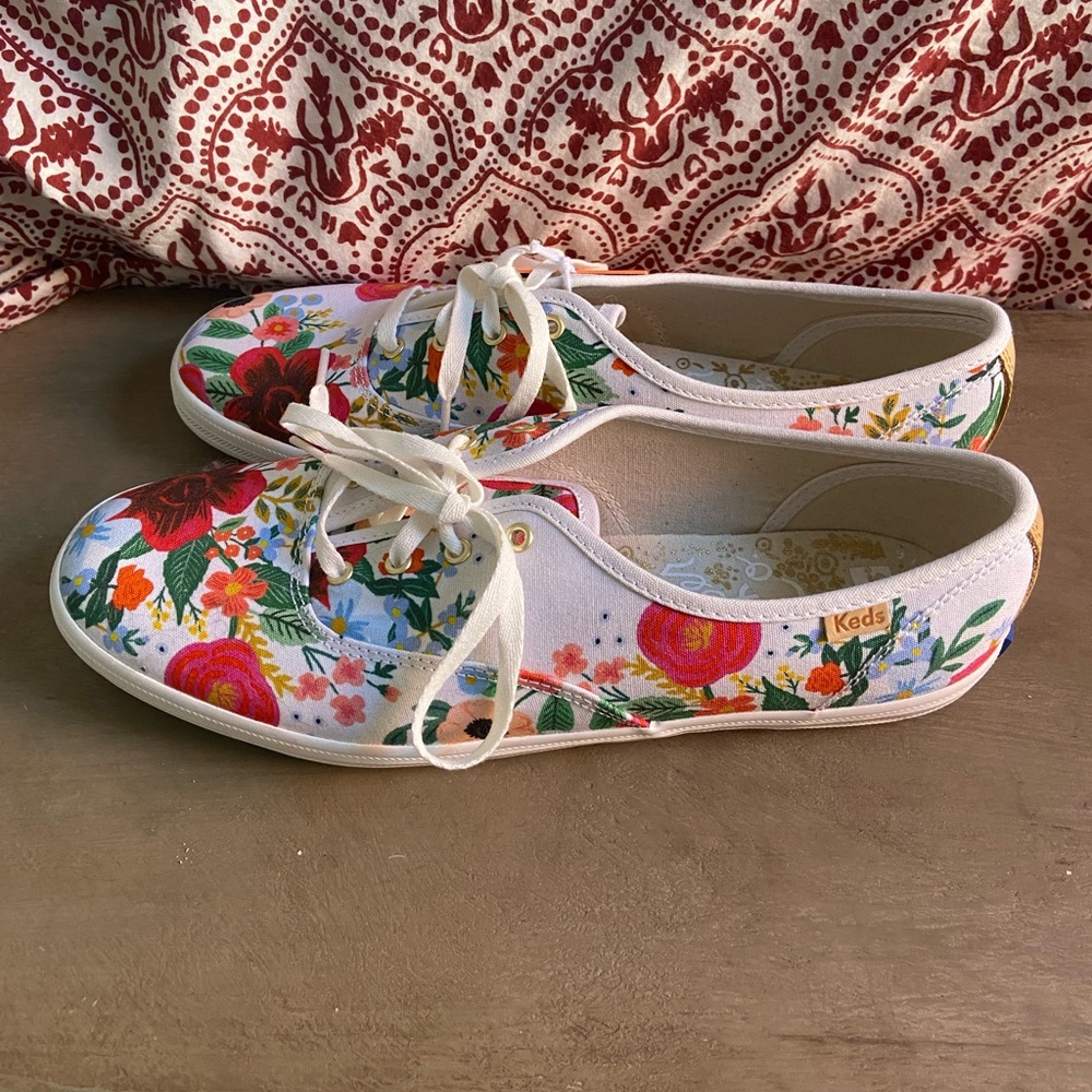 Rifle Paper Co Keds Sneaker - Women’s Size 9 - Picture 5 of 9